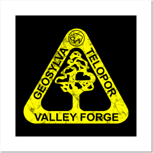 Silent Running: Valley Forge Emblem WORN LOOK Posters and Art